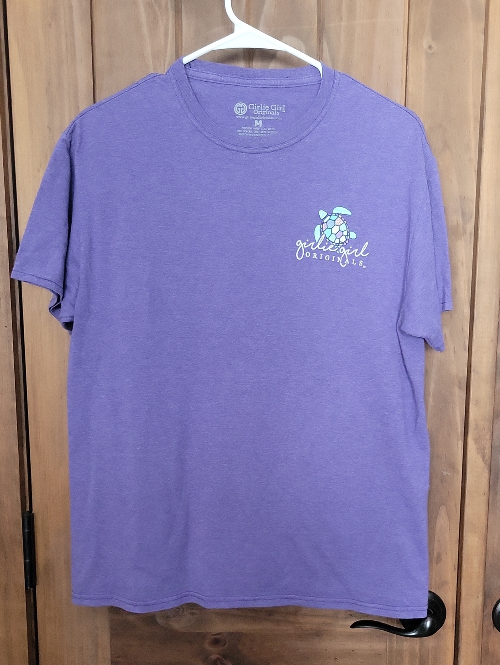 Womens Purple Graphic Tee - Medium